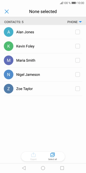 Press Select all.
