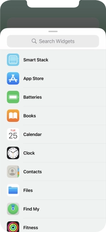Press Smart Stack.