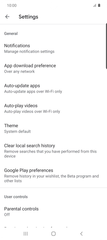 Press Auto-update apps. Press Auto-update apps.