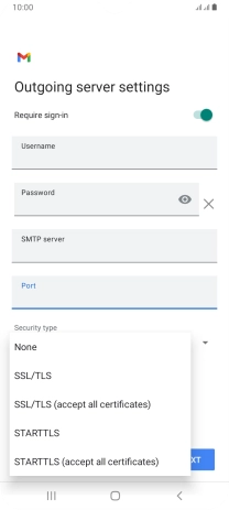 Press None to turn off the function.