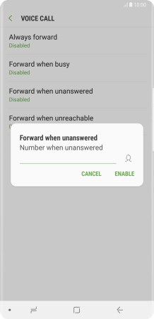 Key in 901 and press ENABLE.