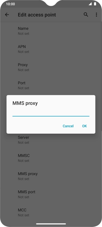 Key in 82.132.254.1 and press OK.