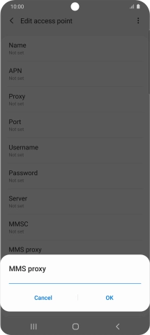 Key in 82.132.254.1 and press OK.