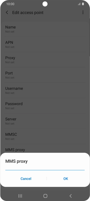 Key in 82.132.254.1 and press OK.