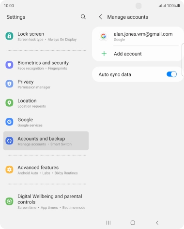 Press the Home key to return to the home screen.