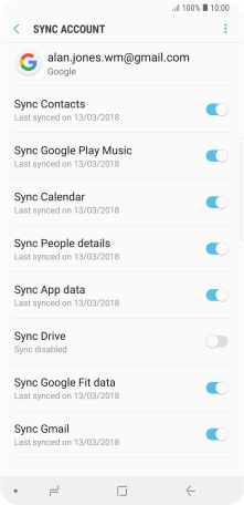 Press the Home key to return to the home screen.