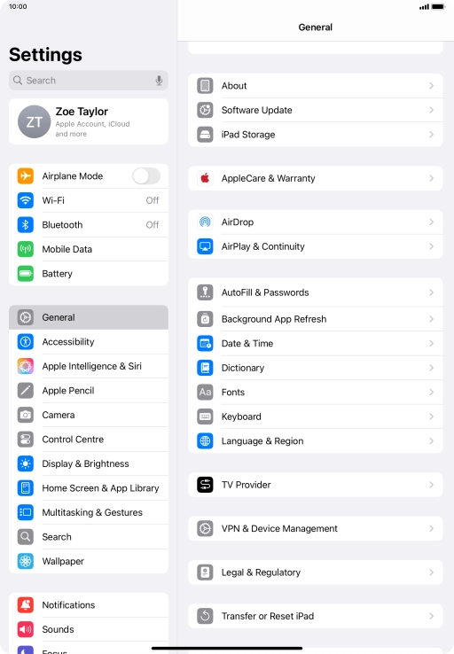 Press Background App Refresh. Press Background App Refresh.