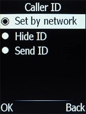 Select Send ID to turn on the function.