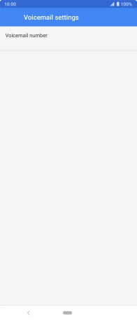 Press Voicemail number.