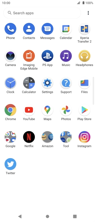 Press Google.