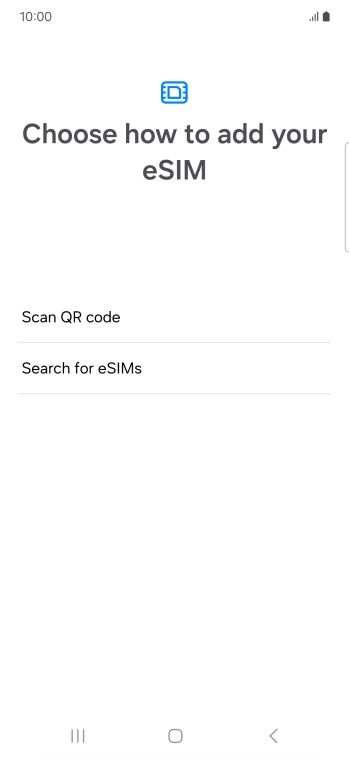 Press Scan QR code.
