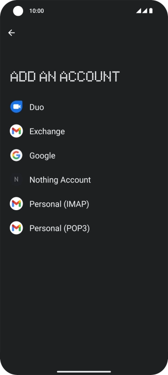 Press Personal (POP3).