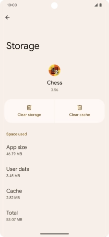 Press Clear cache.
