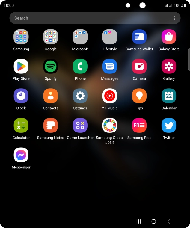 Press Play Store.
