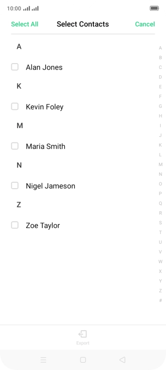 Press Select All.