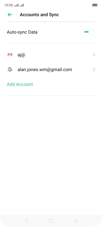 Press the Home key to return to the home screen.