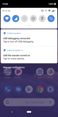 Press Tap for more options..