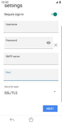 Press the drop down list below 'Security type'.