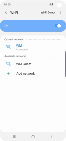 Press the Home key to return to the home screen.