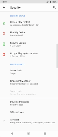 Press Fingerprint Manager.