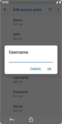 Key in o2 and press OK.