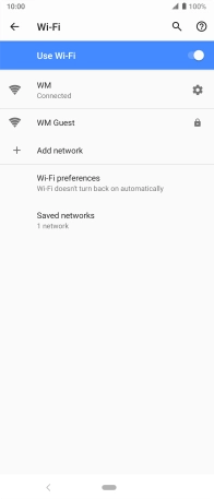 Press the Home key to return to the home screen.