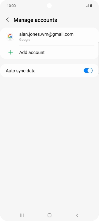 Press the Home key to return to the home screen.