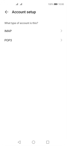 Press IMAP.
