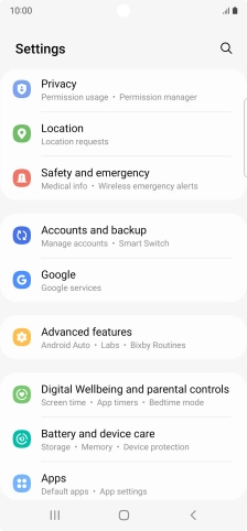 Press Accounts and backup.