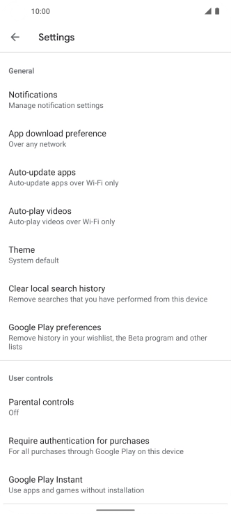 Press Auto-update apps. Press Auto-update apps.