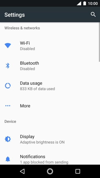 Press Wi-Fi. Press Wi-Fi.