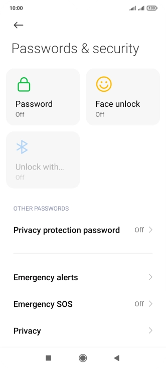 Press Password.