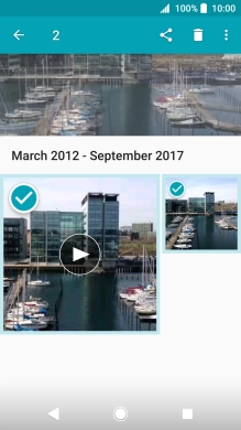 Press the share icon.