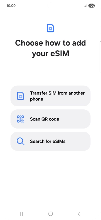 Press Scan QR code.