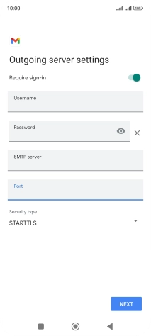 Press the drop down list below 'Security type'.