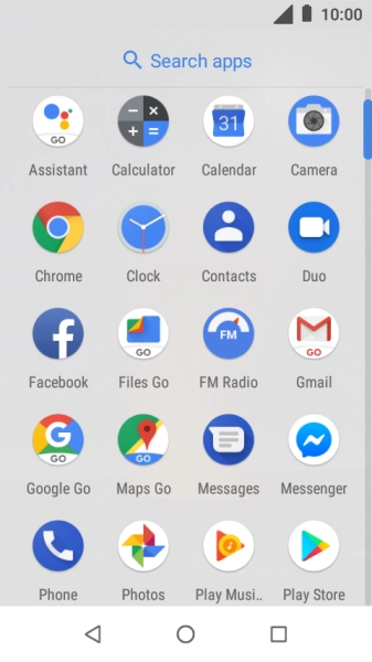 Press Gmail. Press Gmail.