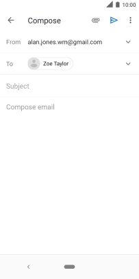 Press Subject and key in the required subject.