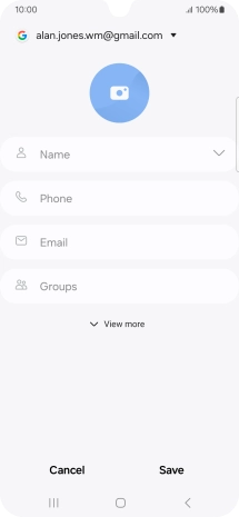 Press Name and key in the required name.
