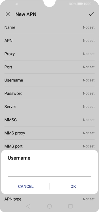 Key in o2 and press OK.