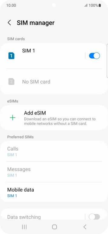 Press Add eSIM.