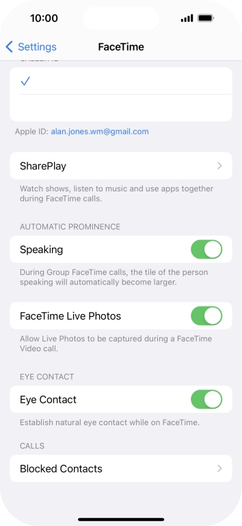 Press SharePlay.