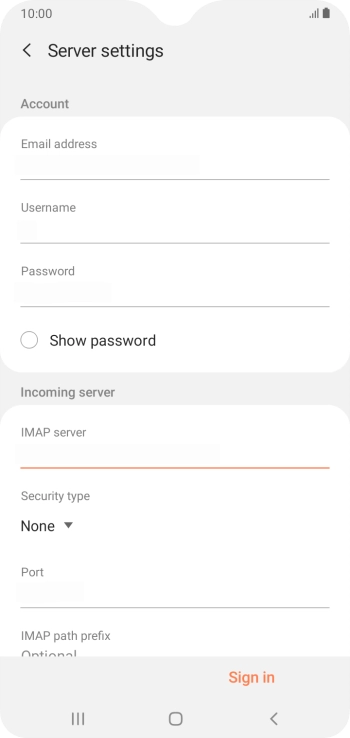 Press the drop down list below 'Security type'.