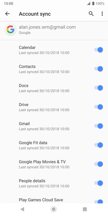 Press the Home key to return to the home screen.