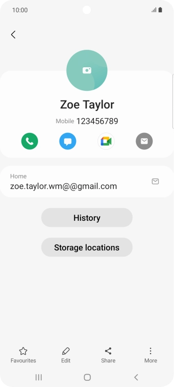 Press the call icon.