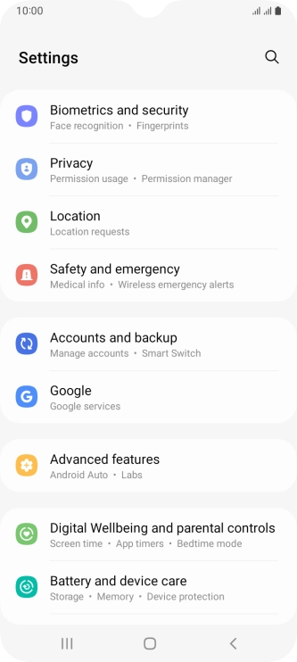Press Google.