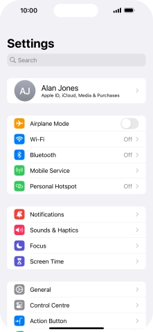 Press Mobile Service.