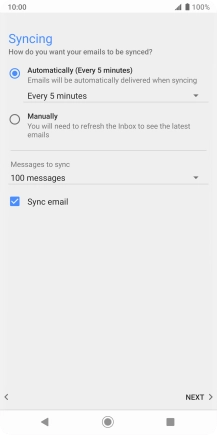 Press the drop down list below 'Automatically'.