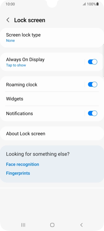 Press the Home key to return to the home screen.