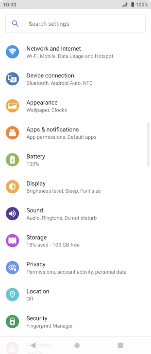 Press Apps & notifications. Press Apps & notifications.