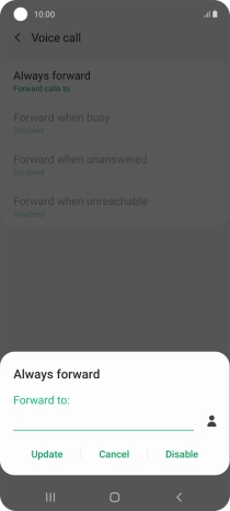 Press Disable.